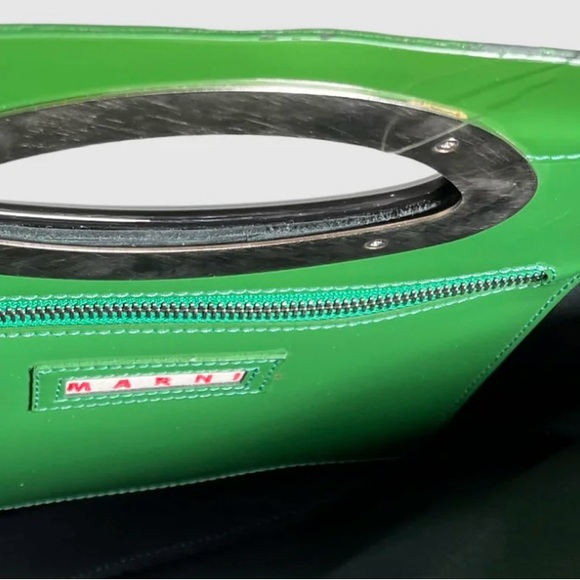 Marni green patent leather bag - Picture 6 of 12